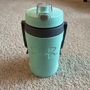 Under Armour 64 Unzen Thermoskanne Thermo GROSSE Wasserflasche mit Griff türkis/grau - Bild 1 von 8