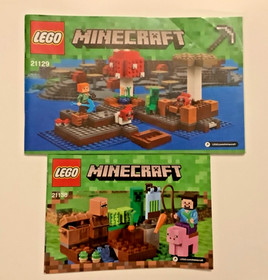 Lego Minecraft Manual/Instruction Booklets Only for Minecraft 21138 & 21129
