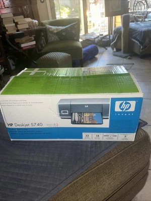 HP DESKJET MODEL 5740 COLOR PHOTO QUALITY INJET PRINTER BRAND NEW OPEN BOX - Image 1 of 4