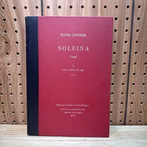 Fauna Japonica Soleina (Pisces) Akira Ochiai 1963 Biogeographical Society Japan - Picture 1 of 9