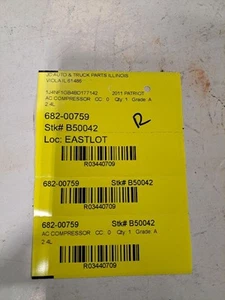 AC Compressor Classic Style Vertical Rear Door Handle Fits 08-17 COMPASS 3440709 - Picture 1 of 12