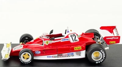 Ferrari 312 T2 Carlos Reutemann #12 1977 Scala 1:43 Model Formula1 BLISTER NUOVO - Immagine 1 di 4