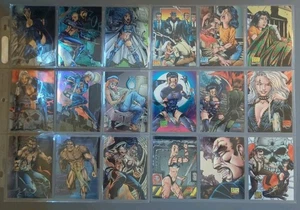 1995 Razor: Series 1 (Krome) COMPLETE SET of 90 "Chromium" Base Cards (1-90) - Bild 1 von 10