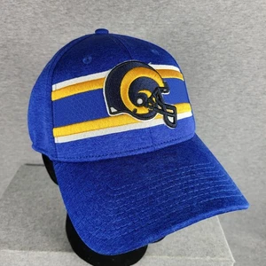 Los Angeles LA Rams Mütze Cap Blau Gold M/L New Era 39Thirty Flex Fit Retro Logo - Bild 1 von 9