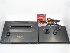 Neo Geo AES Console NEO-0 SNK Joystick Controller AC Adapter Tested Japan