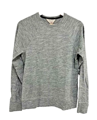Rag & Bone Camden Heather Gray Hem Cotton Blend Top Pullover Size XS A001442 - Image 1 of 4