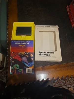 Parsec Texas Instruments Solid State Cartridge Original Package Manial Untested - Image 1 of 4