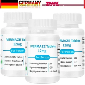 Sanare Lab IVERMK 12 mg 100 Tablets 1 - 3PACK DE - Bild 1 von 11