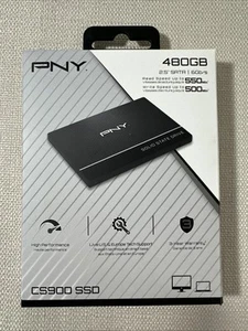 PNY SOLID STATE DRIVE INTERNAL SSD 480GB 2.5 SATA- III 6GB/S NIB - Picture 1 of 7