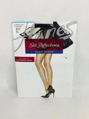 Pantimedias Hanes Silk Reflections Control Top TALLA CD Color Jet Foto 1 de 2