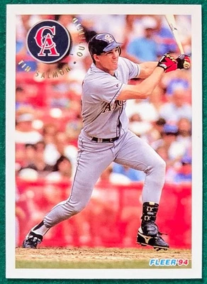 Tim Salmon - 1994 Fleer #69 - California Angels Baseball Card - Image 1 of 3