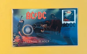 2022 Australia PNC AC/DC Let There Be Rock Coloured UNC 20c Cent Coin - Bild 1 von 2