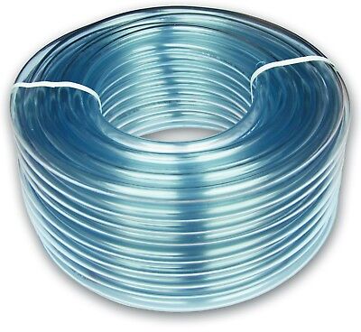 Clear Flexible Pvc Hose/tube/pipe,all Sizes,& Lengths,fish,air,fuel,water, • 13.79£