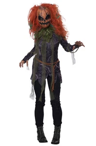 Pumpkin Monster Scary Adult Halloween Costume - Picture 1 of 2