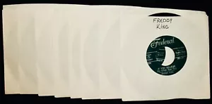 FREDDY KING~8 Blues & Funk 45's Up For Bid~FEDERAL Records~1 Promo~Gibson ES-345 - Picture 1 of 5