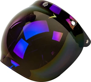 GMAX Universale Flip-Up Bubble Shield Blu Iridio G002016 - Foto 1 di 1