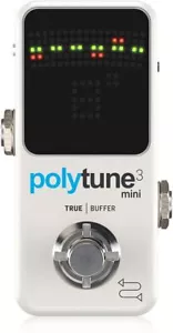 Tc Electronic Polytune 3 Mini Polyphonic Guitar Tuner With Buffer Modes - Picture 1 of 3