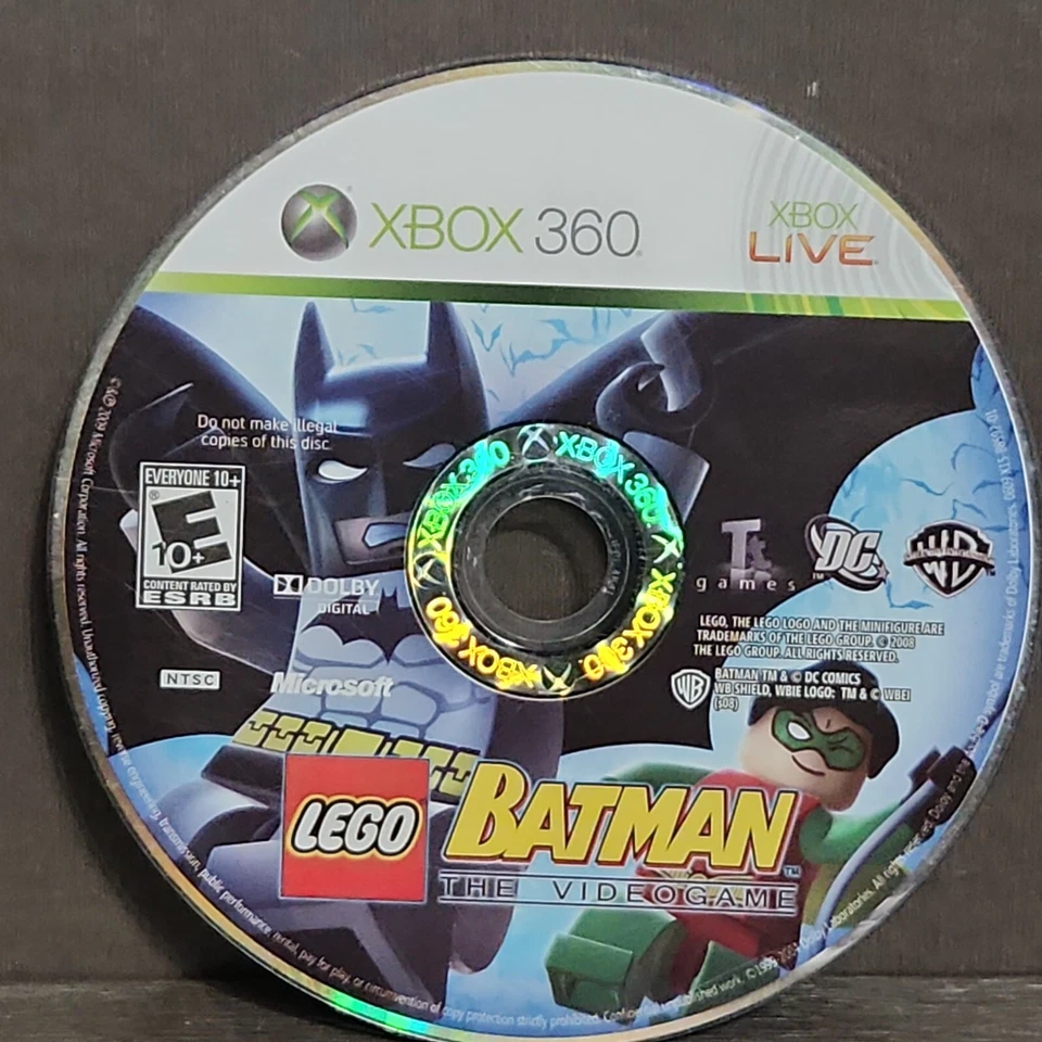 LEGO Batman El Videojuego Xbox 360 Disco Juego Foto 1 de 1