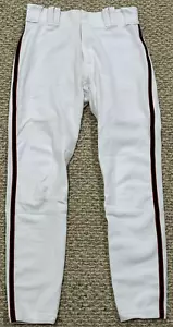 THOMAS 2023 ARIZONA DIAMONDBACKS 32-33-30 GAME USED PANTS HOME WHITE RED ISSUED - Picture 1 of 7