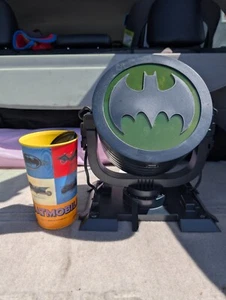 Batman 85th Anniversary Batsignal AMC Exclusive Popcorn Bucket And Batmobile Cup - Picture 1 of 6