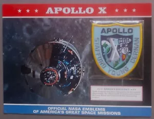 Apollo X Stafford Young Cernan PATCH Official NASA Emblems Space Missions MBI - Picture 1 of 2