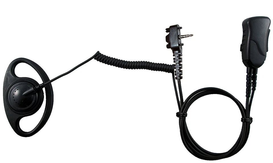 Pryme Defender D ring Earpiece with 2 screws for single pin Vertex 2-Way Radios - Image 1 of 1