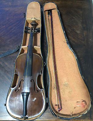 Antique French 19th Century LEMARQUIS Violin 3/4 56cm In Case • 585$