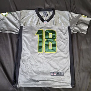 Randall Cobb #88 Green Bay Packers Nike NFL Size 48 Stitched Silver Jersey  - Picture 1 of 8