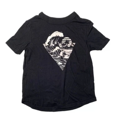 Old Navy Sunset Wave T Shirt Boy L (10-12) Black Short Sleeve Tee - Image 1 of 4