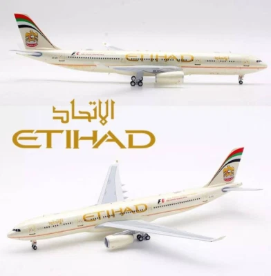 Logo InFlight 1/200 IF333EY1224R Airbus A330-300 Etihad Airways Formula-1 - Immagine 1 di 4