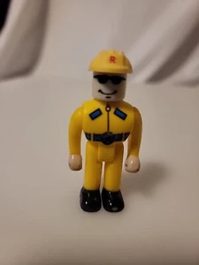 2.5" Rokenbok mini amarillo trabajador de la construcción figura gris - Imagen 1 de 8