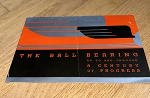 1933 CENTURY OF PROGRESS - AHLBERG BEARING COMPANY - "The Ball Bearing"  Booklet - Picture 1 of 12