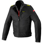 Motorcycle Jacket Fabric Solar Net Wp Black Yellow Fluo Spidi Size S