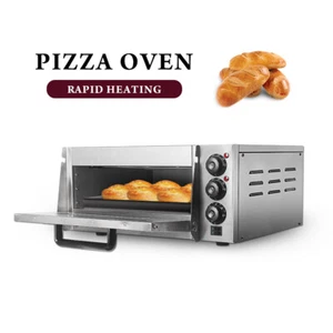 Horno de pizza comercial cocina de pizza encimera parrilla de pizza 16"" pizza 2KW 110V - Imagen 1 de 12
