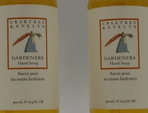 Crabtree & Evelyn Gardeners Hand Soap 16.9 oz Herbal Scent Pump Hand Wash New 2 - Picture 1 of 3