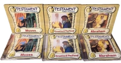 testament the bible in animation - abraham & Moses & Creation Flood video cd - Image 1 of 4