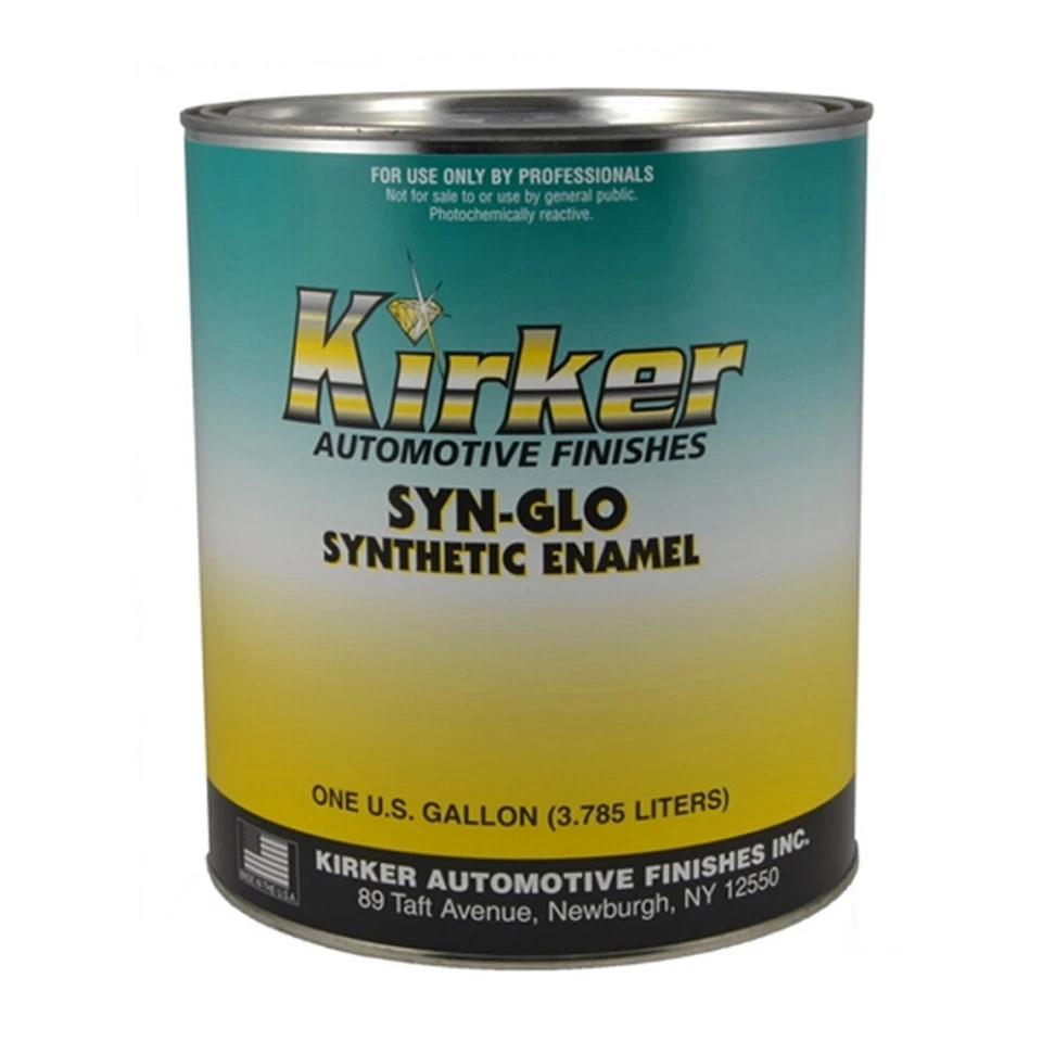 Tinta preta plana esmalte sintético Kirker Syn-Glo 1 galão chassi - 2-75 - Imagem 1 de 1