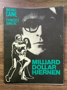 Billion Dollar Brain Michael Caine, Karl Malden 1967 Danish Movie Program - Bild 1 von 8