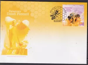 Poland 2024 Fauna, Insects, Bees, World Bee Day FDC - Picture 1 of 1