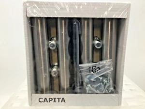 Set of 4 IKEA Capita Cabinet Legs Stainless Steel 6-1/4 to 6-3/4 in. Adjustable - Picture 1 of 3