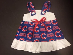 MLB Chicago Cubs Baby Infant Toddler Girls Dress *YOU PICK SIZE* - Picture 1 of 4