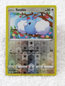 Swablu 132/203 Reverse Holo Pokemon TCG Light Card - Picture 1 of 2