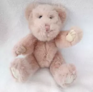 Baby Boyds Snookie Snicklefritz Plush Blush Pink Jointed Bear 10 1/2" - Picture 1 of 4