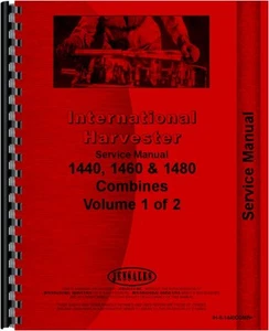 International Harvester 1440 1460 1480 manual de servicio combinado (IH-S-1440COMB+) - Imagen 1 de 1