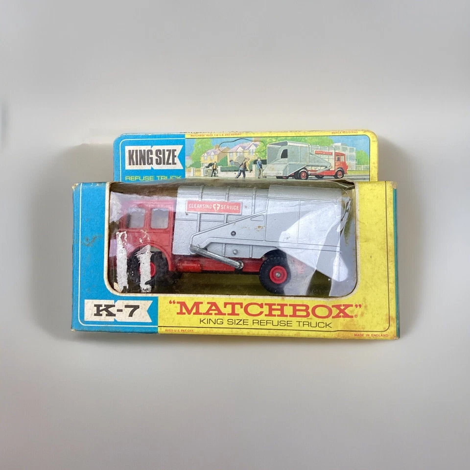 Matchbox Lesney England  K-7 King Size Refuse Truck NOS - Image 1 of 4