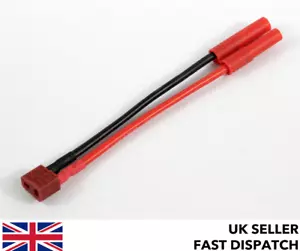 HXT4 4 mm a Deans femmina connettore a T adattatore/filo/cavo 14 AWG HXT 4 - Foto 1 di 4
