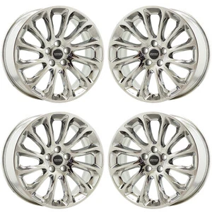 20" Land Rover Range Rover Bright Chrome wheels rims Factory OEM 72317 EXCHANGE - Picture 1 of 8