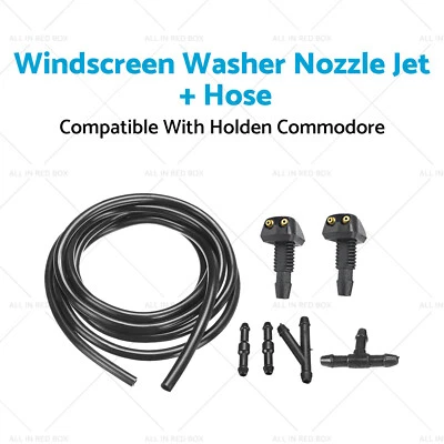 Windscreen Washer Nozzle Jet + Hose Kit Fits For Holden Commodore VB VC VH VK VL - image 1 of 4