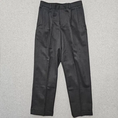 Винтажный Eddie Bauer брюки мужской шерсти платье брюки плиссированные манжеты 32 x 30 см. примечание - Изображение 1 из 4