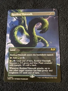 Restless Vinestalk (Borderless) Wilds of Eldraine Regular - Picture 1 of 3